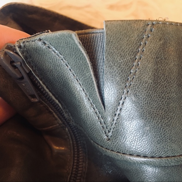 Miz Mooz Sunrise Mid Calf Leather Boots 2.5” heel Womens 8 - Picture 7 of 12